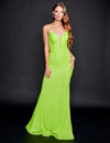 Prom Dresses Long Fitted Prom Formal Sequin Dress Neon Green