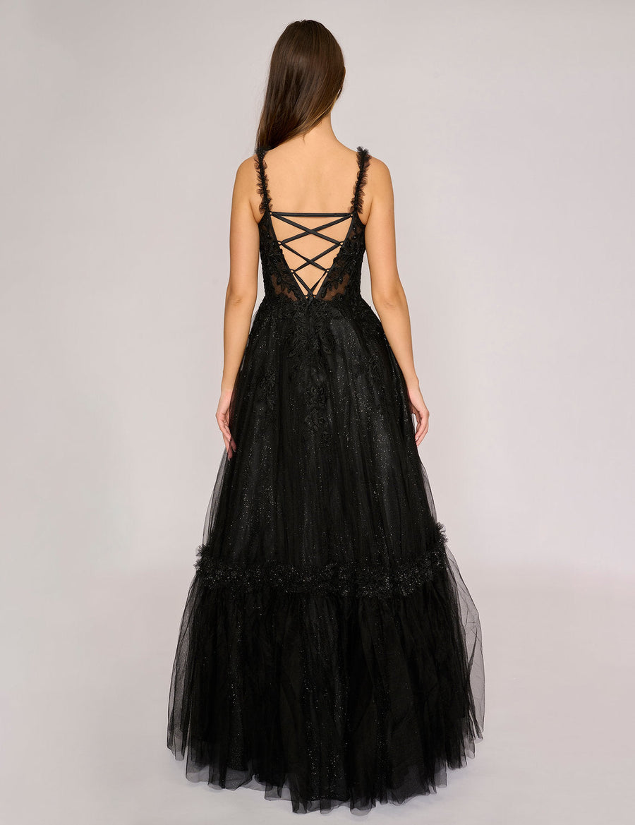 Prom Dresses Prom Long Formal Lace Dress Black