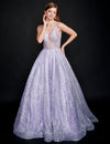 Prom Dresses Formal Long Prom A Line Dress Lilac