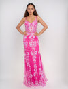 Prom Dresses Fitted Long Prom Formal Dress Pink