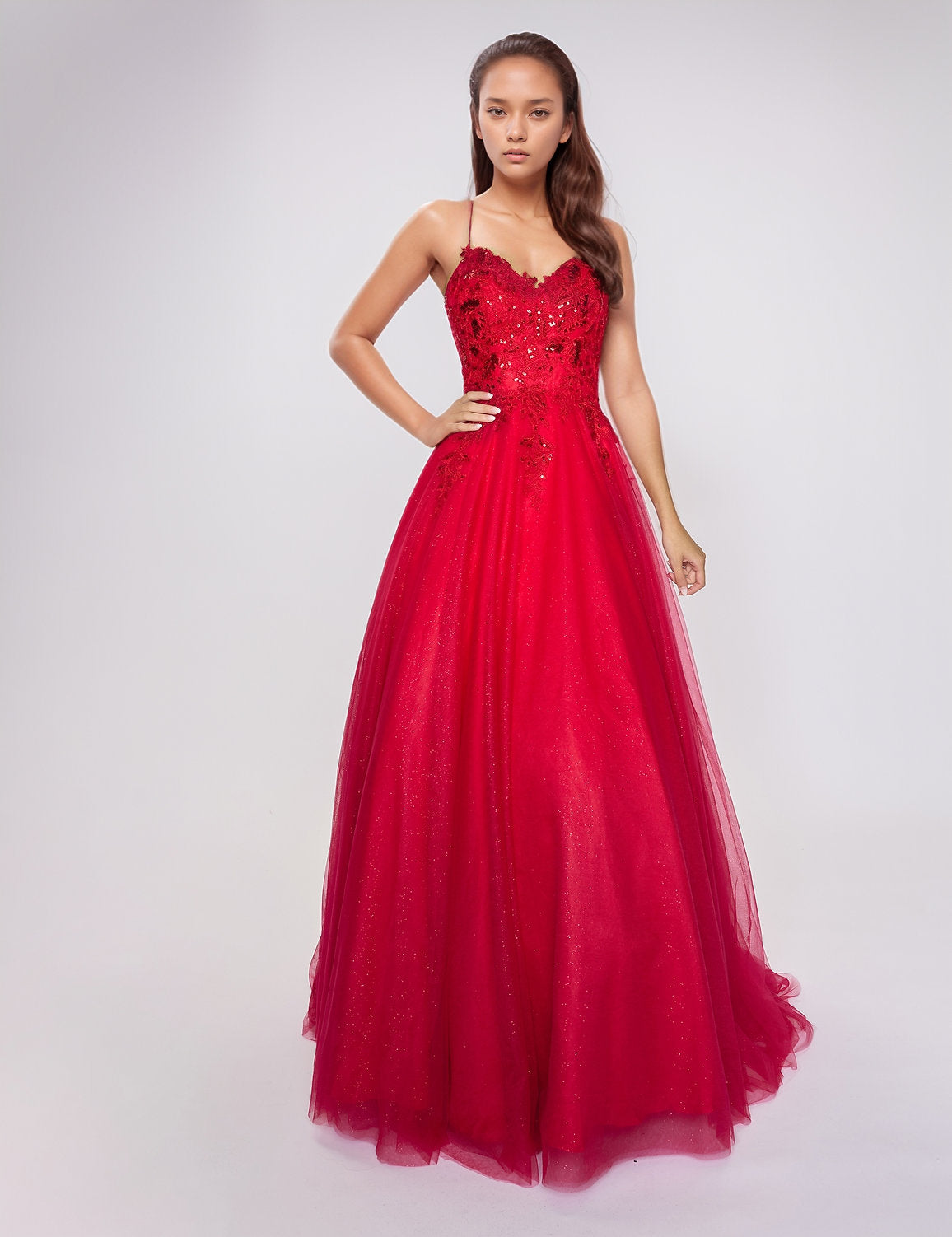 Prom Dresses Formal Long A Line Prom Dress Red