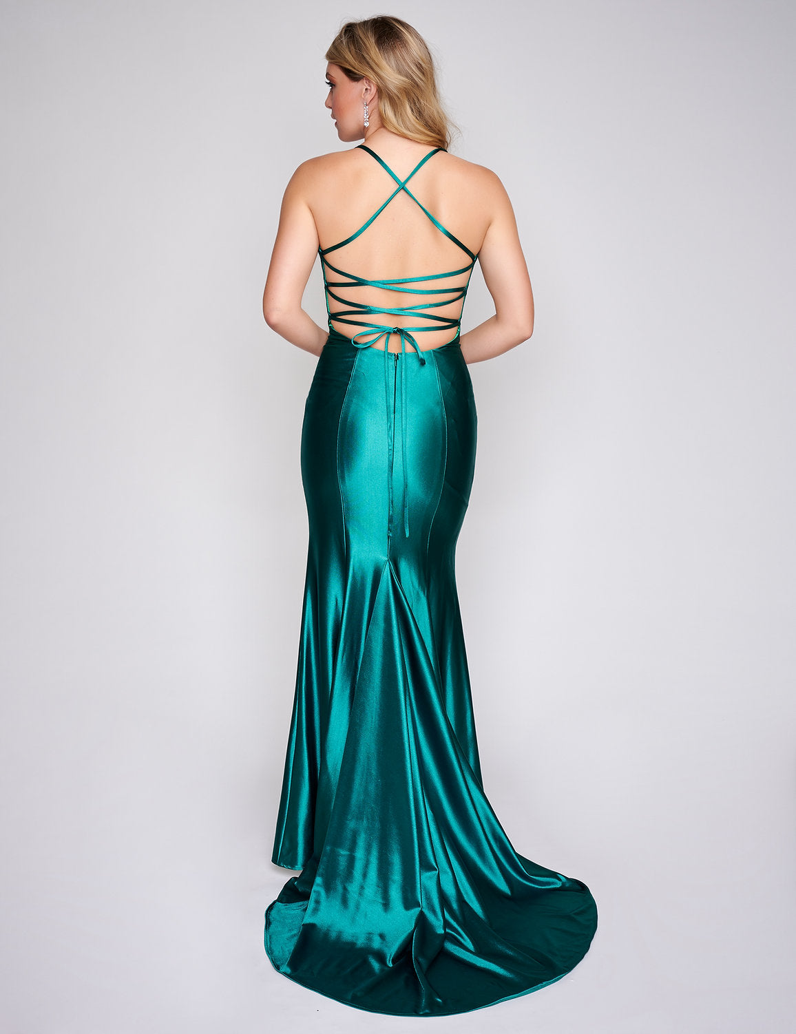 Prom Dresses Formal Long Fitted Prom Dress Emerald