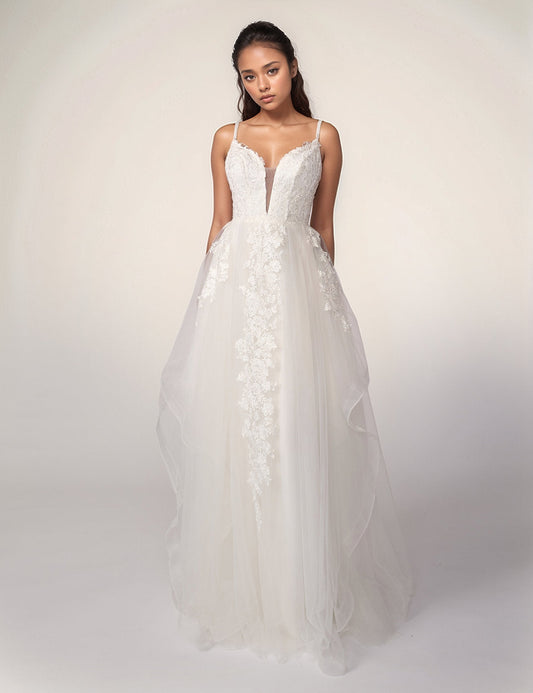 Wedding Dresses Bridal Gown Long Wedding Dress Ivory
