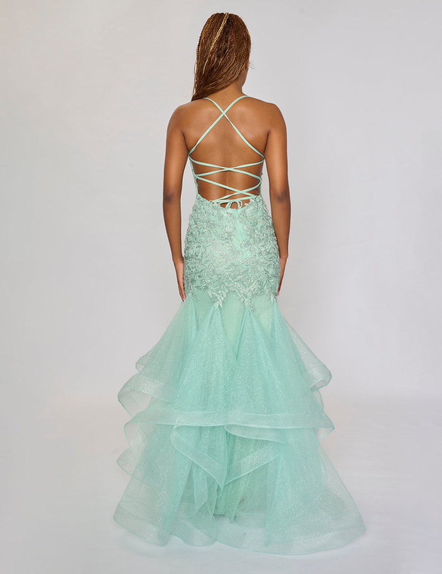 Prom Dresses Long Formal Prom A Line Dress Mint