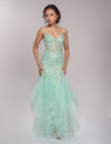 Prom Dresses Long Formal Prom A Line Dress Mint