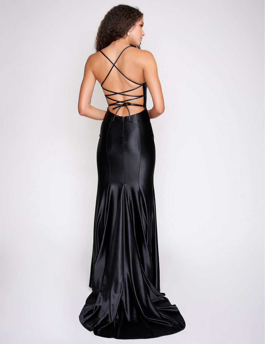 Prom Dresses Formal Long Fitted Prom Dress Black
