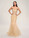 Prom Dresses Long Prom Formal Mermaid Dress Champagne