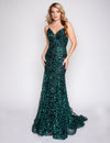 Prom Dresses Long Formal Prom Mermaid Dress Black/Green