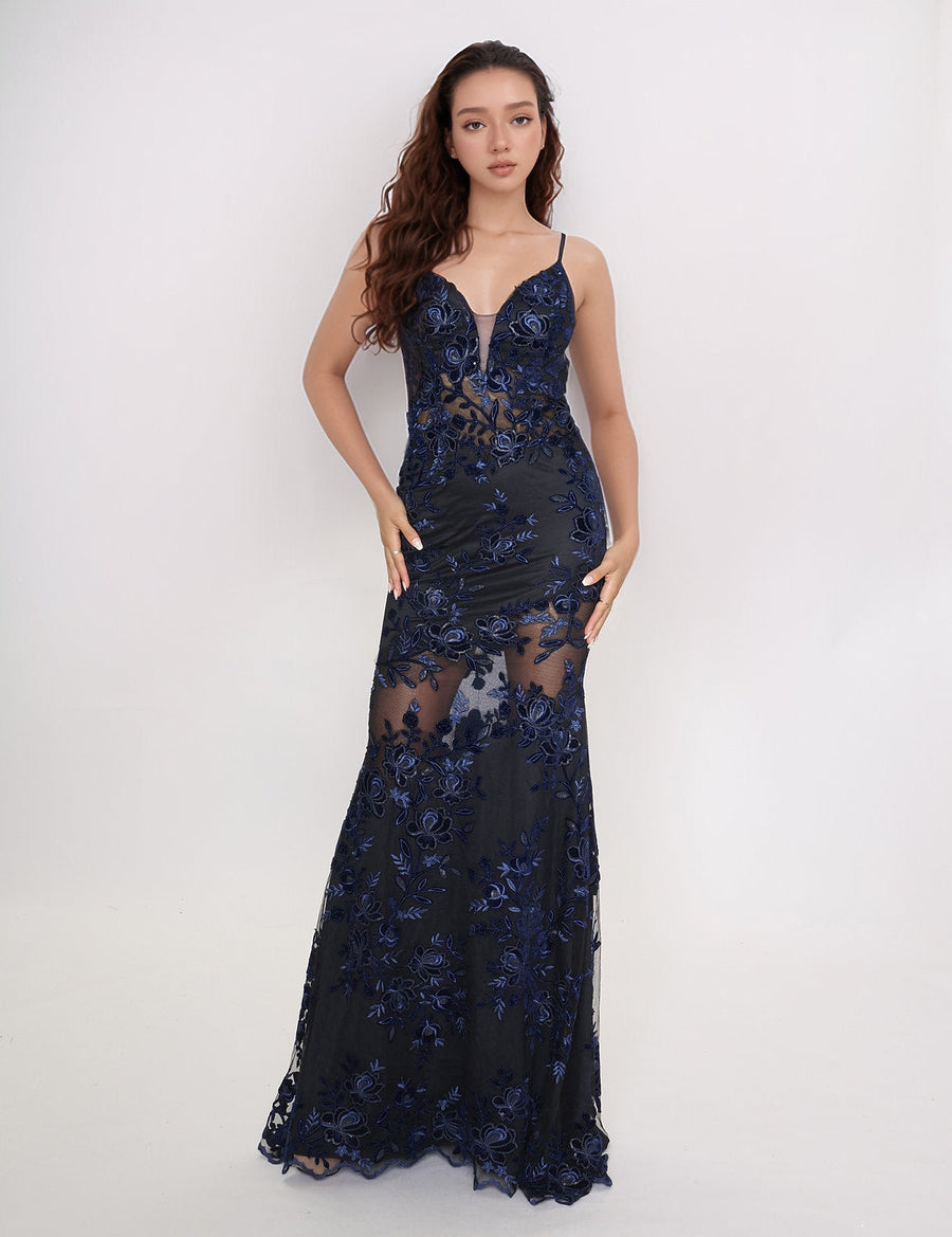 Prom Dresses Prom Long Formal Mermaid Dress Navy