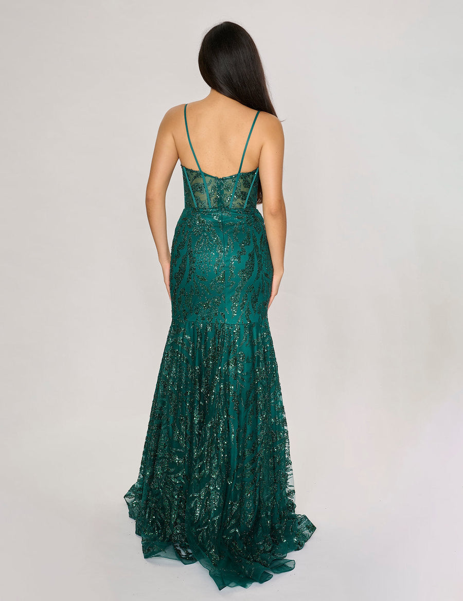 Prom Dresses Long Mermaid Prom Formal Dress Hunter Green