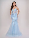 Prom Dresses Long Formal Lace Prom Dress Light Blue