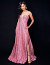 Prom Dresses Sequin Long Formal Slit Prom Dress Cinnamon Rose