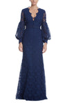 Formal Dresses Formal Long Sleeve Lace Dress Midnight