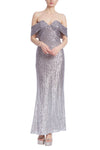 Prom Dresses Long Sequin Dress Pewter