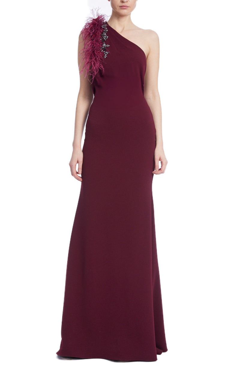 Formal Dresses Formal Long Fitted Evening Prom Dress Wine