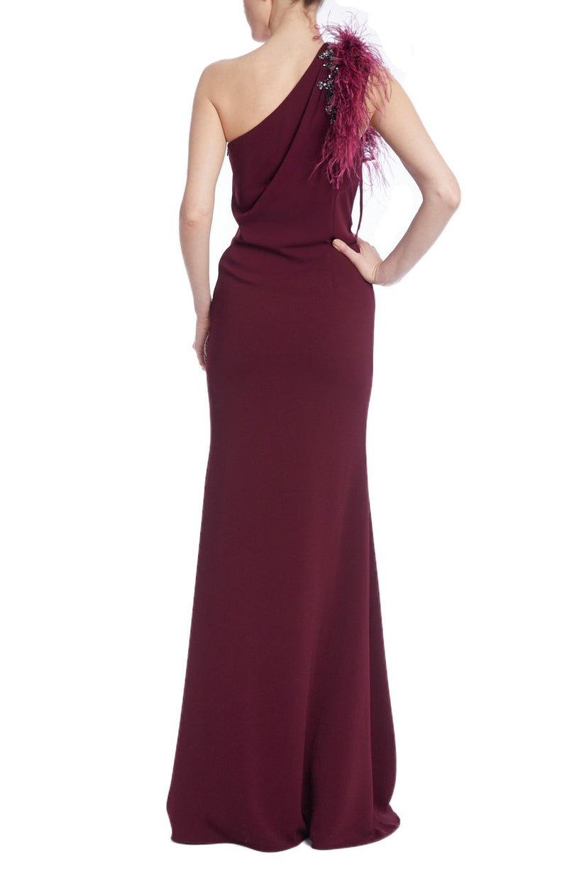 Formal Dresses Formal Long Fitted Evening Prom Dress Wine