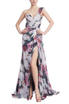 Formal Dresses Long Beaded Floral Formal Dress Fuchsia Multi