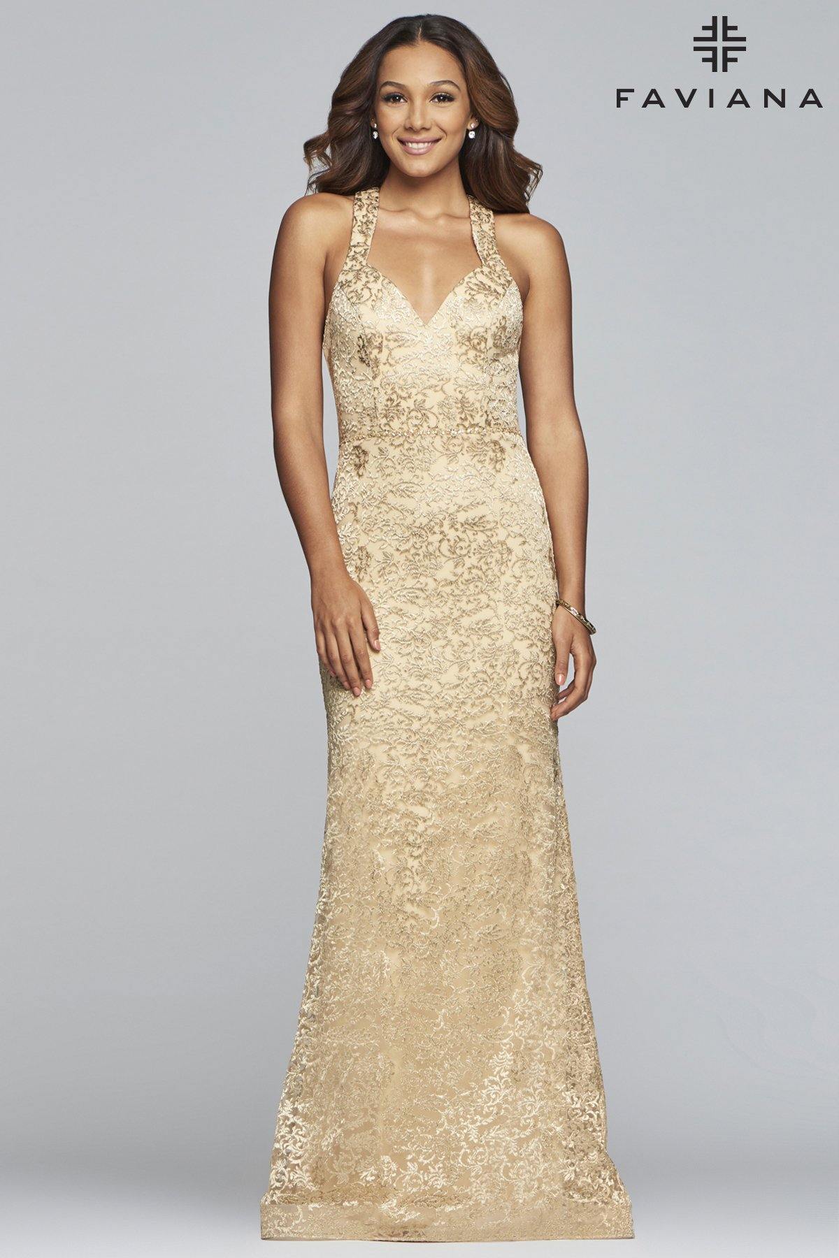 Faviana Long Sexy Prom Dress S10303 Sale - The Dress Outlet