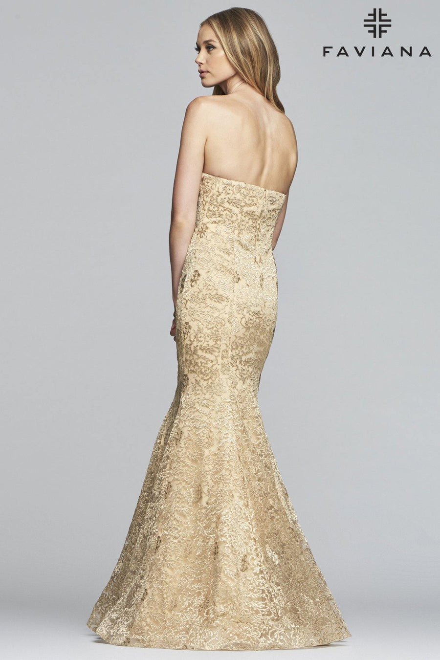 Faviana Prom Long Sexy Dress S10305 Sale - The Dress Outlet