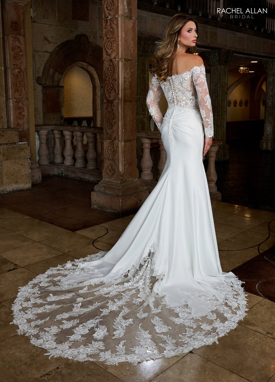 Wedding Dresses Long Bridal Gown Beaded Applique Wedding Dress White