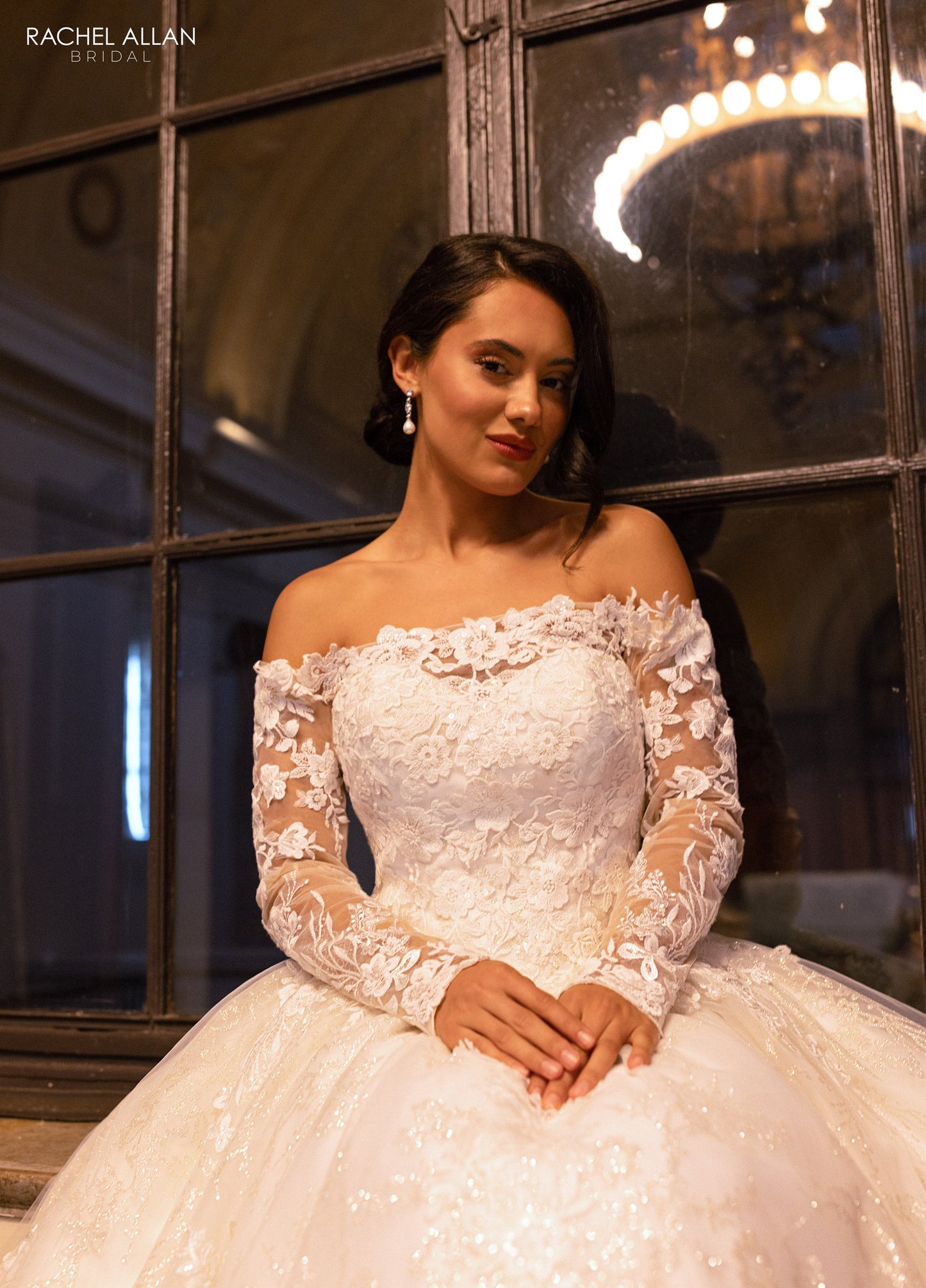 Wedding Dresses A Line Bridal Long Gown Glitter Wedding Dress Ivory Nude