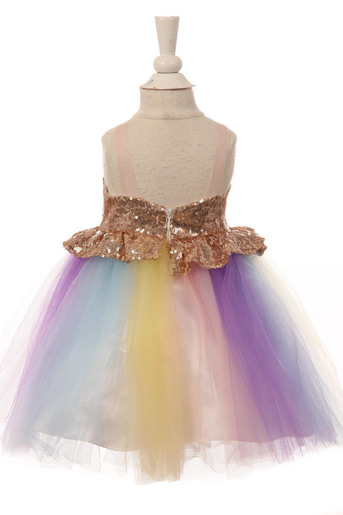 Flower Girls Dress Up Unicorn Tutu - The Dress Outlet Cinderella Couture