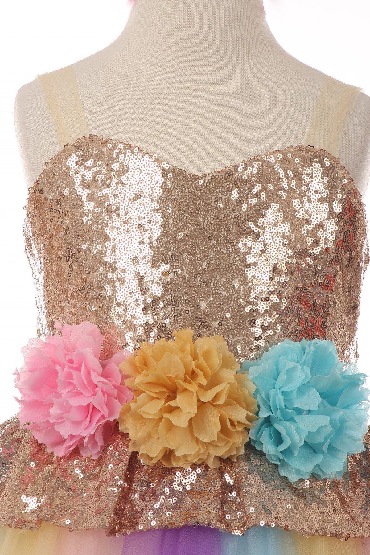 Flower Girls Dress Up Unicorn Tutu - The Dress Outlet Cinderella Couture