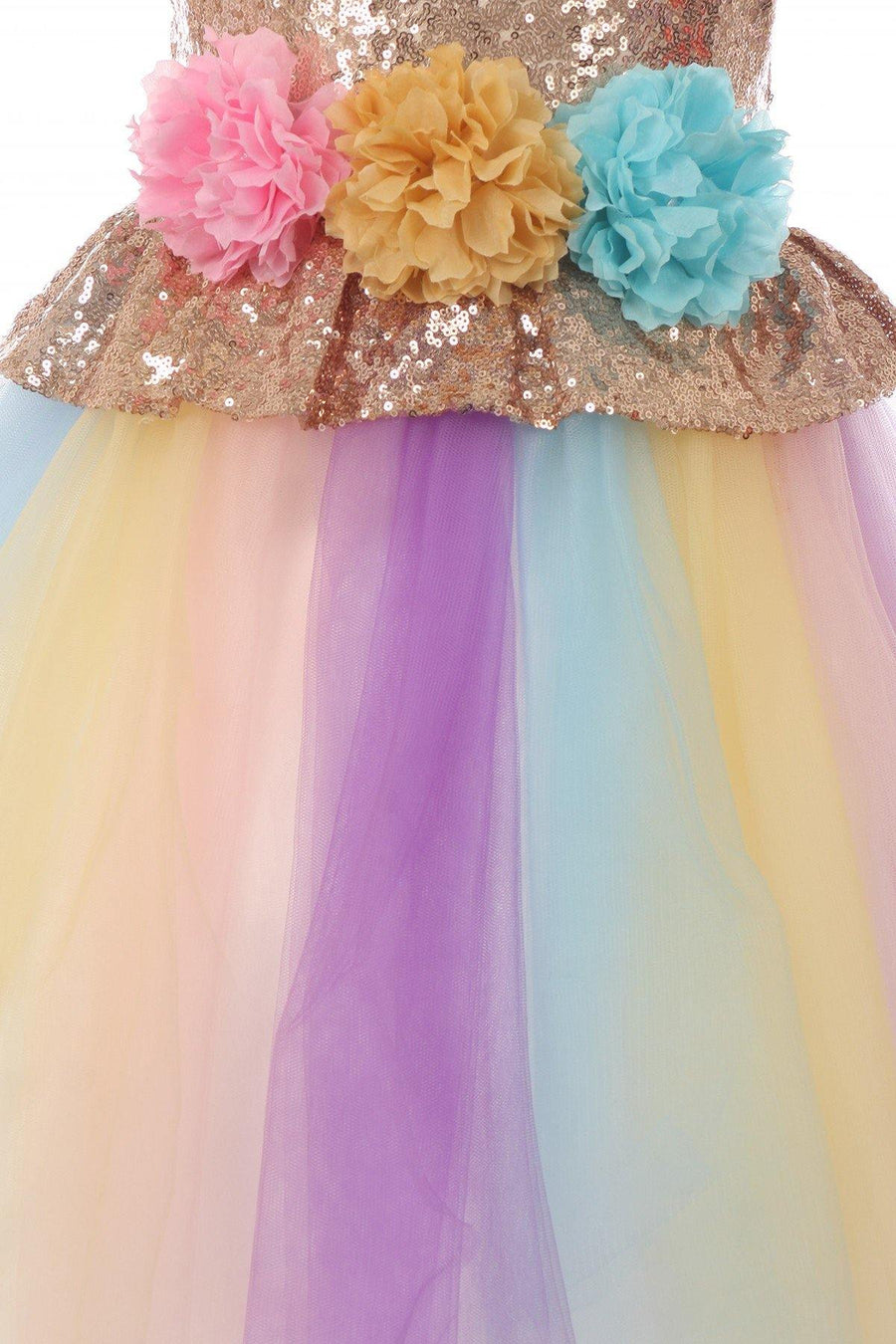 Flower Girls Dress Up Unicorn Tutu - The Dress Outlet Cinderella Couture