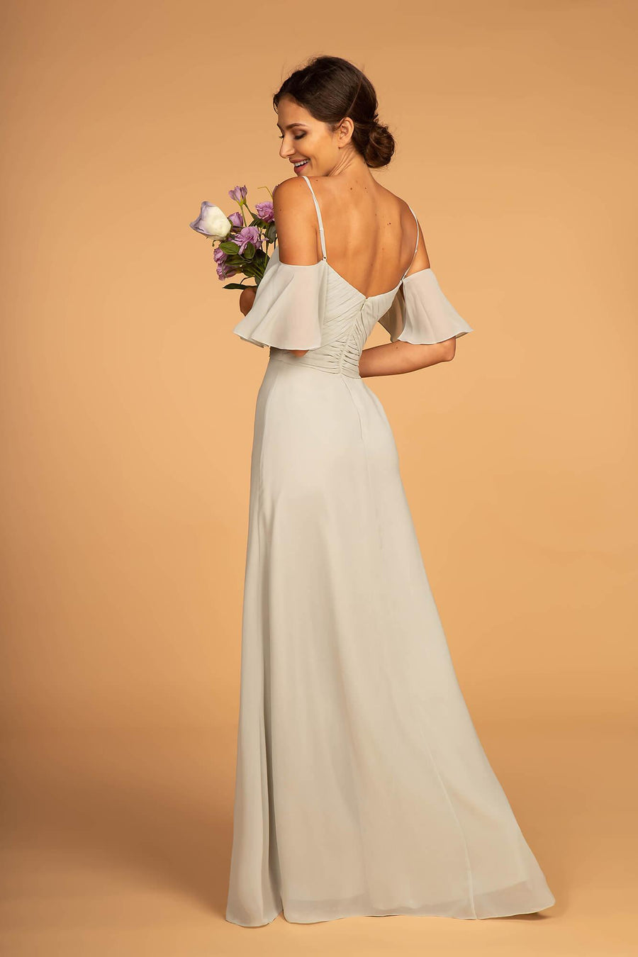 Formal Chiffon Long Dress Bridesmaid - The Dress Outlet Elizabeth K