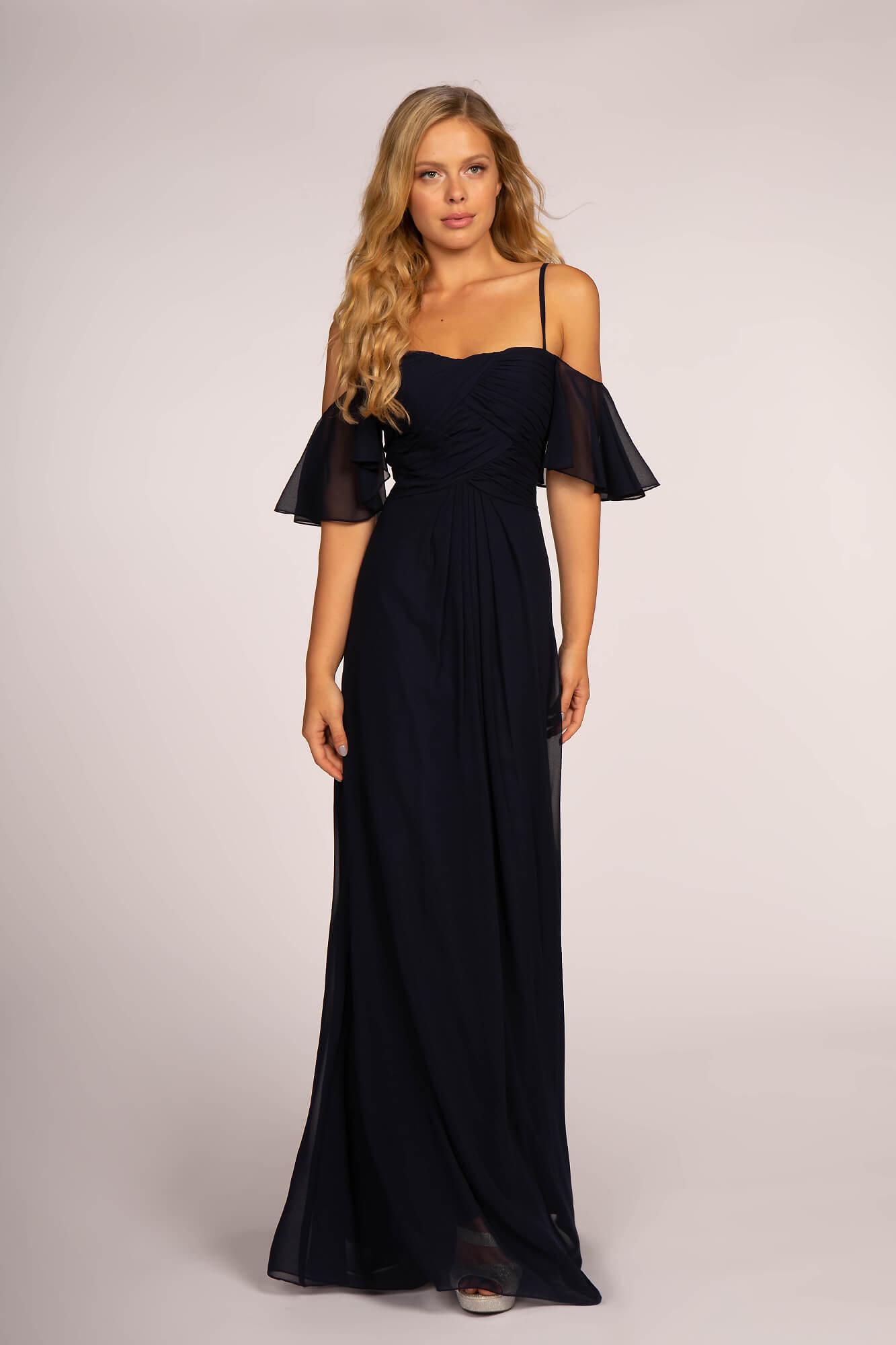 Formal Chiffon Long Dress Bridesmaid - The Dress Outlet Elizabeth K