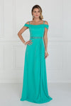 Formal Long Bridesmaid Prom Dress - The Dress Outlet Elizabeth K