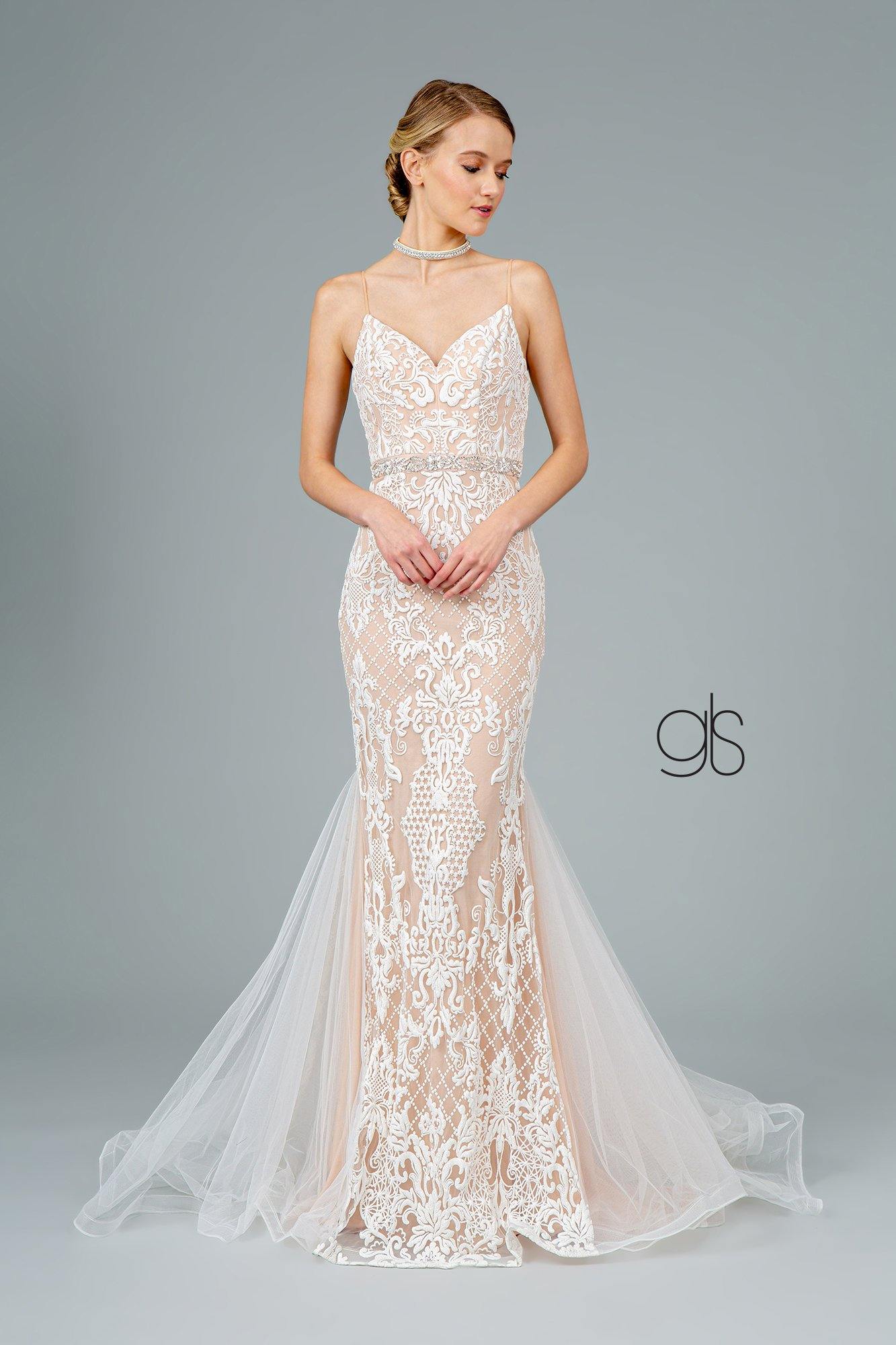 Formal  Mermaid Long Prom Dress - The Dress Outlet Elizabeth K