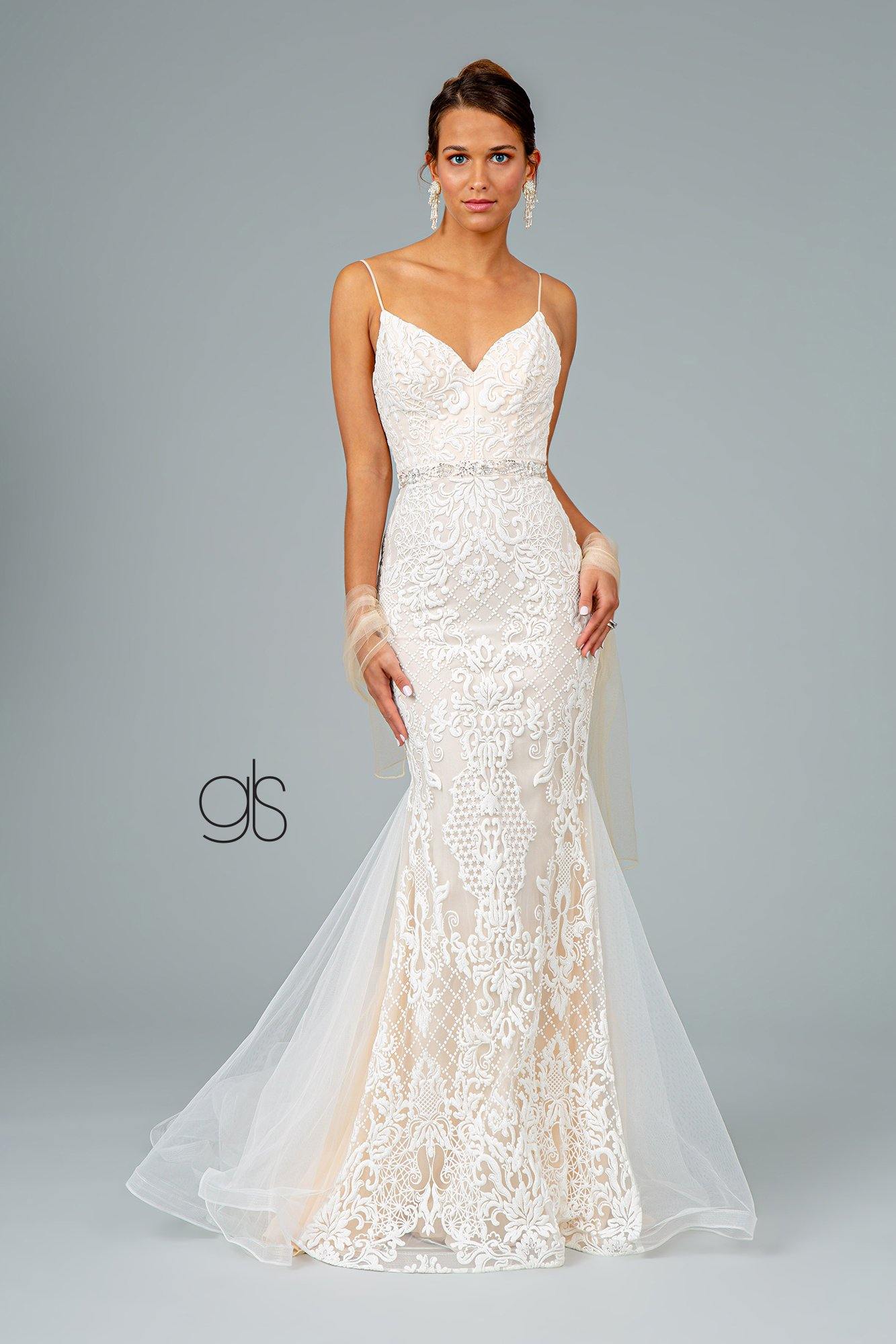 Formal  Mermaid Long Prom Dress - The Dress Outlet Elizabeth K