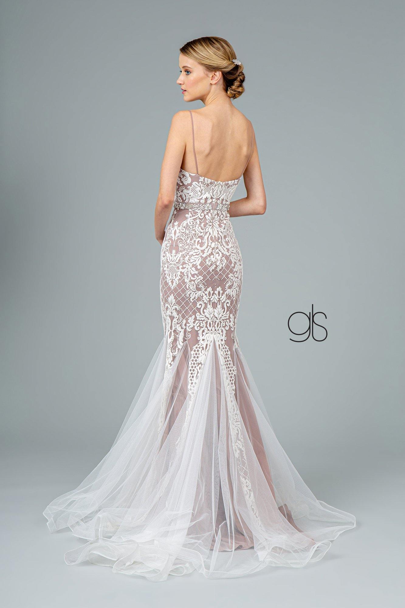 Formal  Mermaid Long Prom Dress - The Dress Outlet Elizabeth K