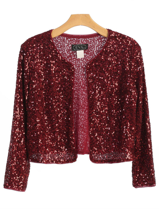 Formal Sequins Bolero Evening Jacket - The Dress Outlet