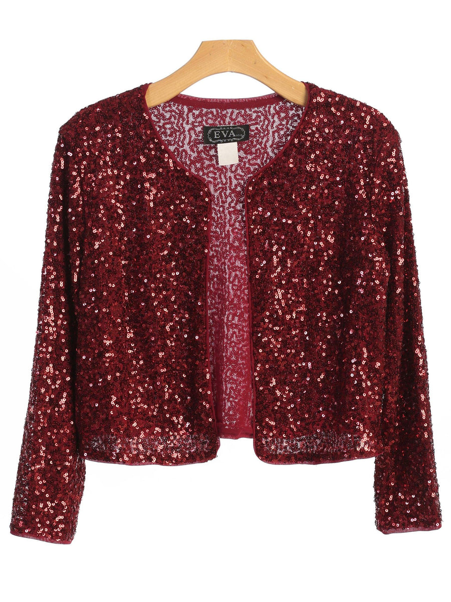 Formal Sequins Bolero Evening Jacket - The Dress Outlet