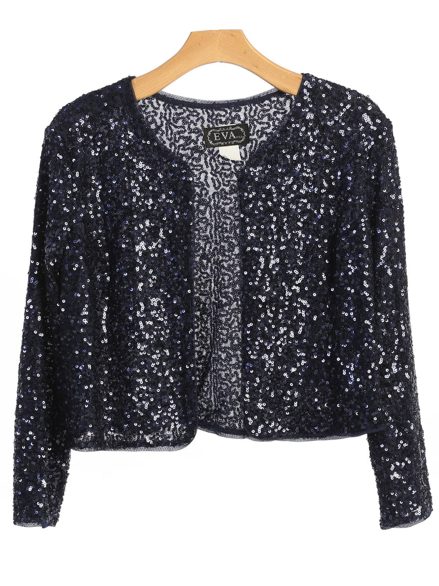 Formal Sequins Bolero Evening Jacket - The Dress Outlet