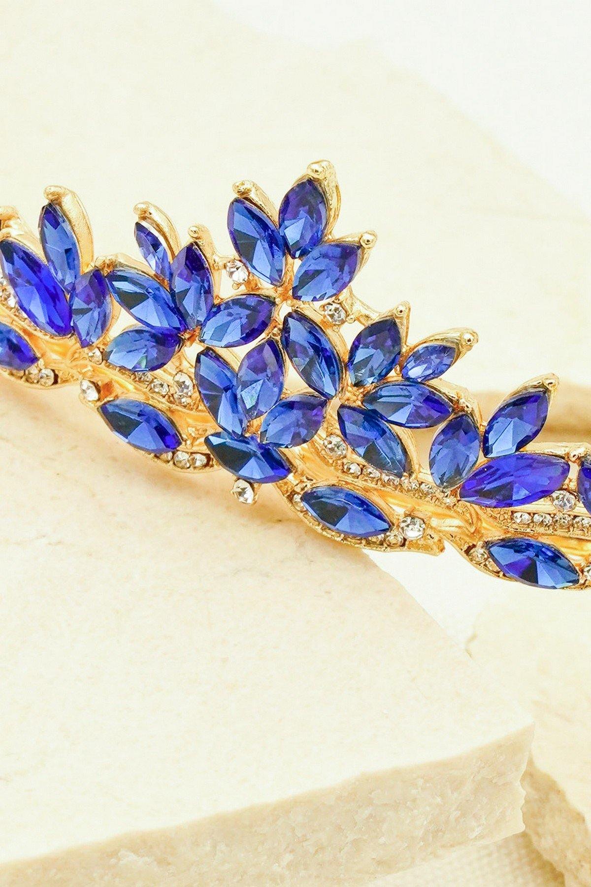 Garden Inspired Rhinestones Wedding Tiara Crown - The Dress Outlet