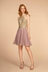 Halter Short Prom Dress Homecoming - The Dress Outlet Elizabeth K