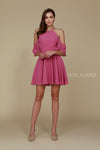 Homecoming Short Cocktail Party Chiffon Dress - The Dress Outlet Nox Anabel