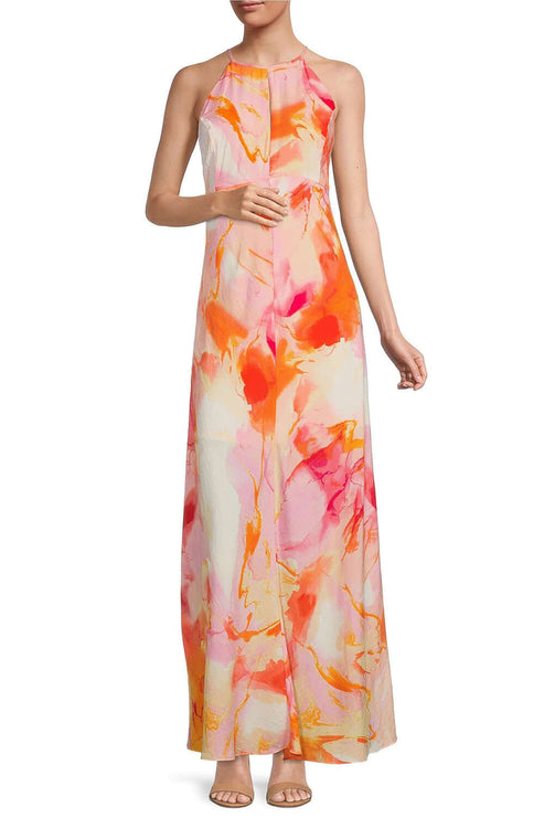 Formal Dresses Long Printed Formal Dress Abstract Aurora