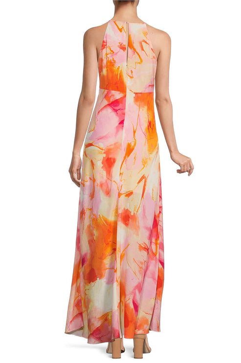 Formal Dresses Long Printed Formal Dress Abstract Aurora