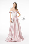 Illusion V-Neck Prom Long Dress - The Dress Outlet Elizabeth K