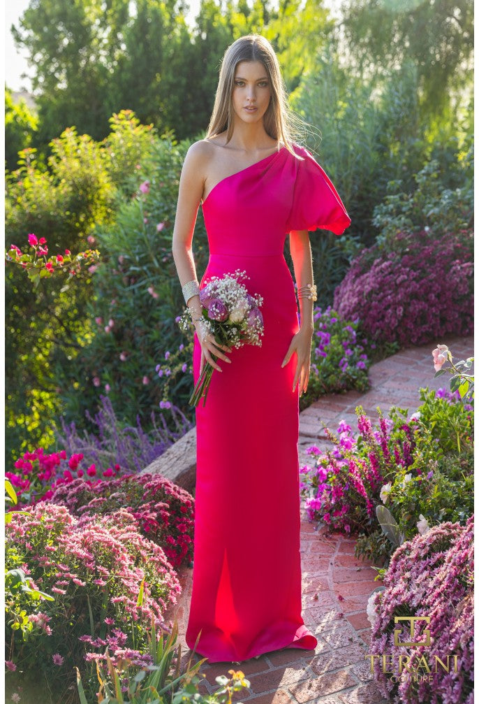 Formal Dresses Fitted Long Formal Evening Dress Hot Pink