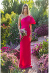 Formal Dresses Fitted Long Formal Evening Dress Hot Pink