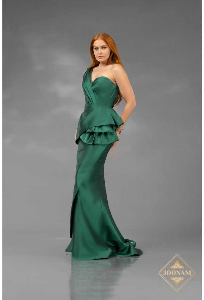Prom Dresses Fitted Long Formal Mermaid Prom Dress Emerald