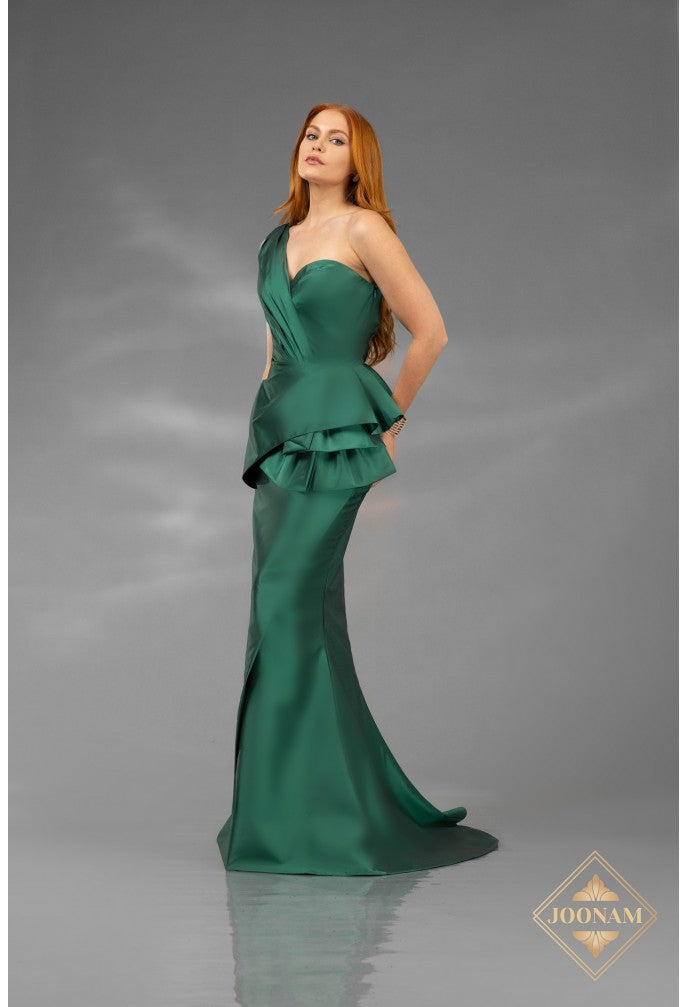 Prom Dresses Fitted Long Formal Mermaid Prom Dress Emerald