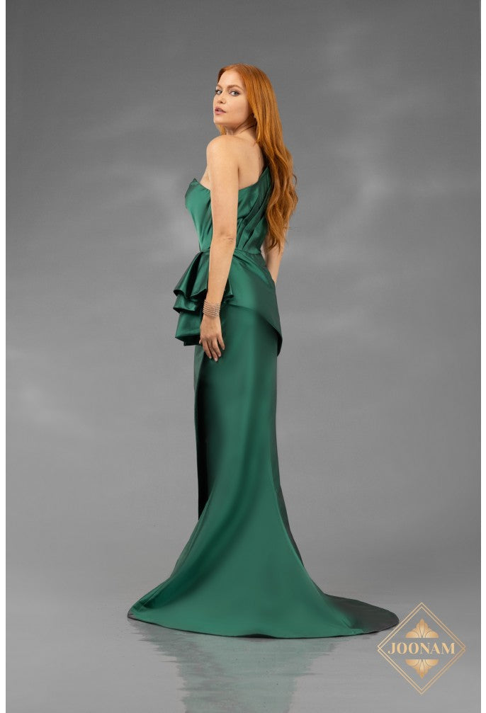 Prom Dresses Fitted Long Formal Mermaid Prom Dress Emerald