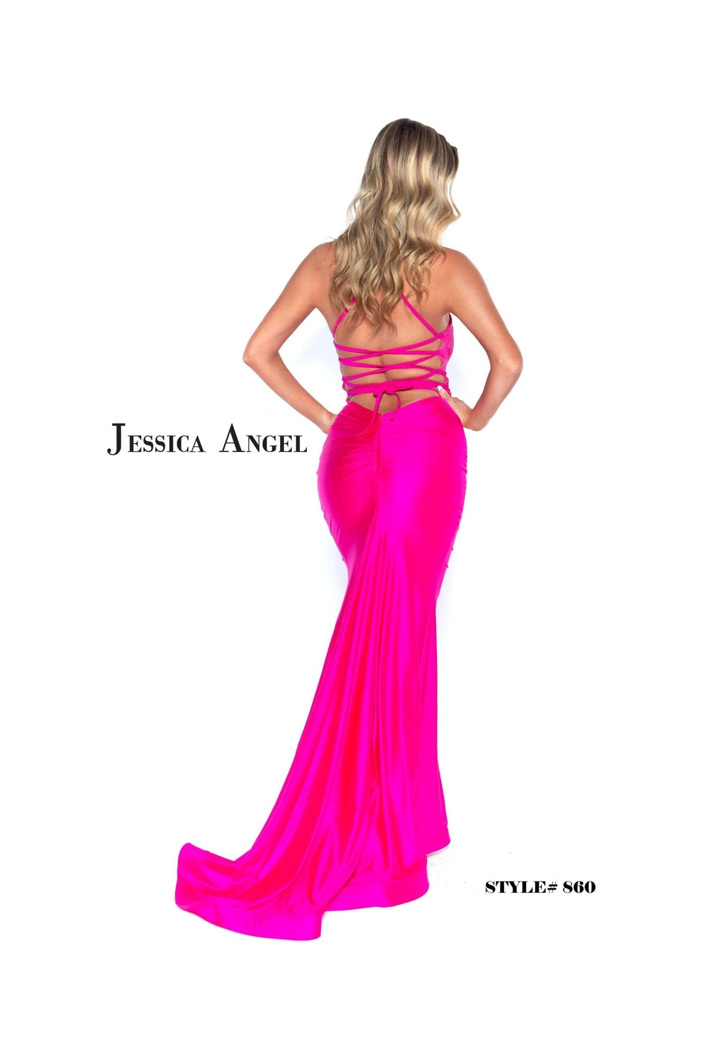 Jessica Angel Long Formal Fitted Sexy Prom Gown 860 - The Dress Outlet