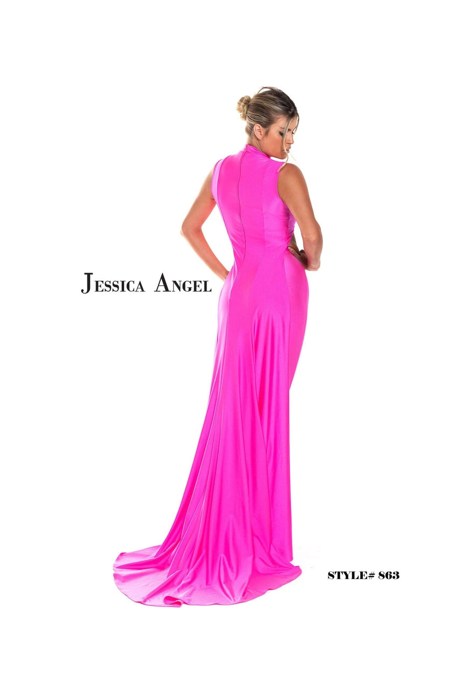 Jessica Angel Long Formal Jumpsuit 863 - The Dress Outlet
